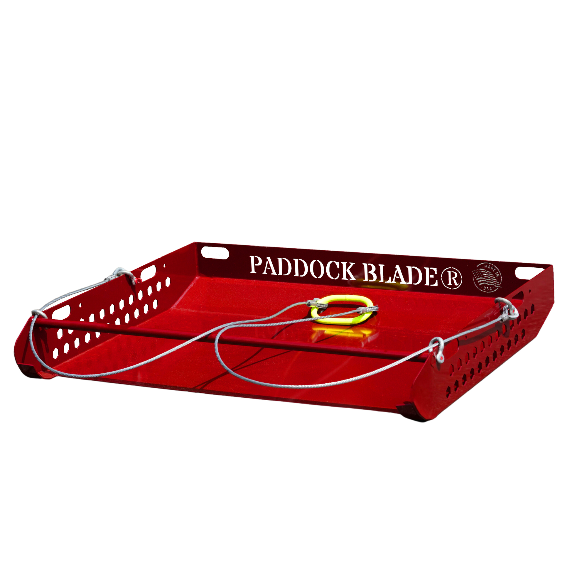 Paddock Blade, Barn Red Pasture Manure Collection Tool, Working Width 48 in, Category Other, Model# PBRED3RTL